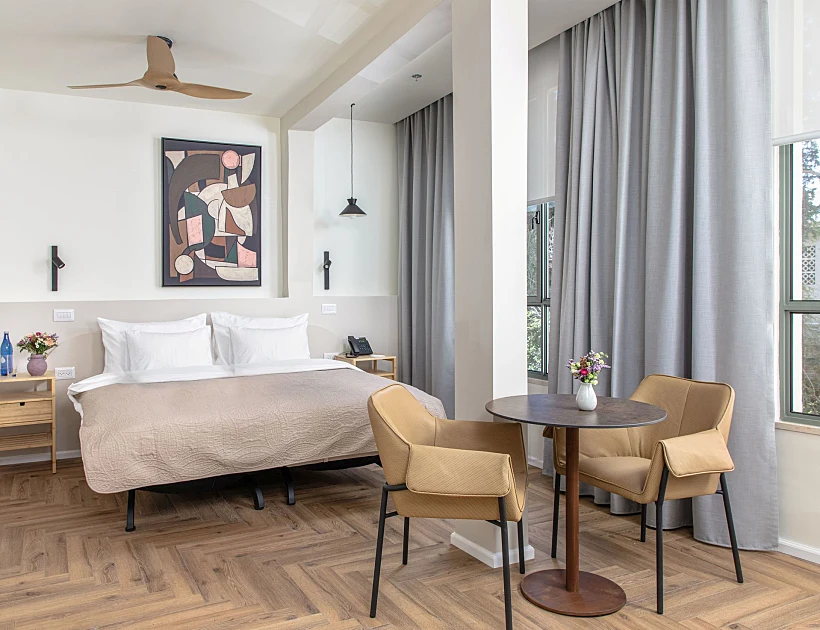 חדר במלון כרמל בוטיק בחיפה