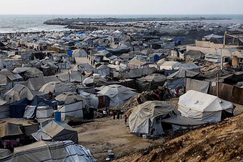 מחנה אוהלים ברצועת עזה