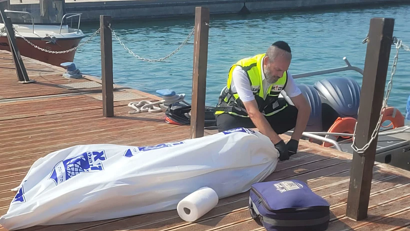 מתנדבי זק"א בזירת איתור הנעדר בכנרת