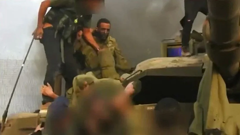 מתוך סרטון החטיפה של נמרוד כהן