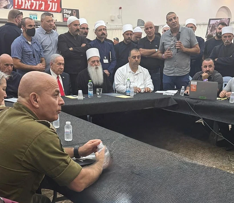 רה"מ נתניהו עם ראשי העדה הדרוזית