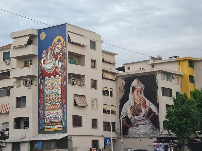 אלבניה - אמנות רחוב בשקודרה
