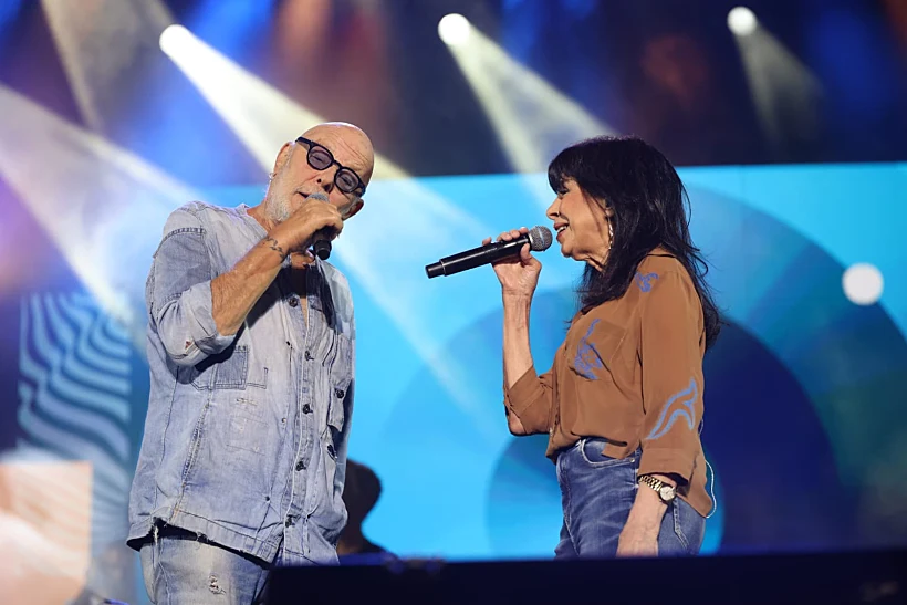 גלי עטרי ואריק סיני במופע המחווה למתי כספי