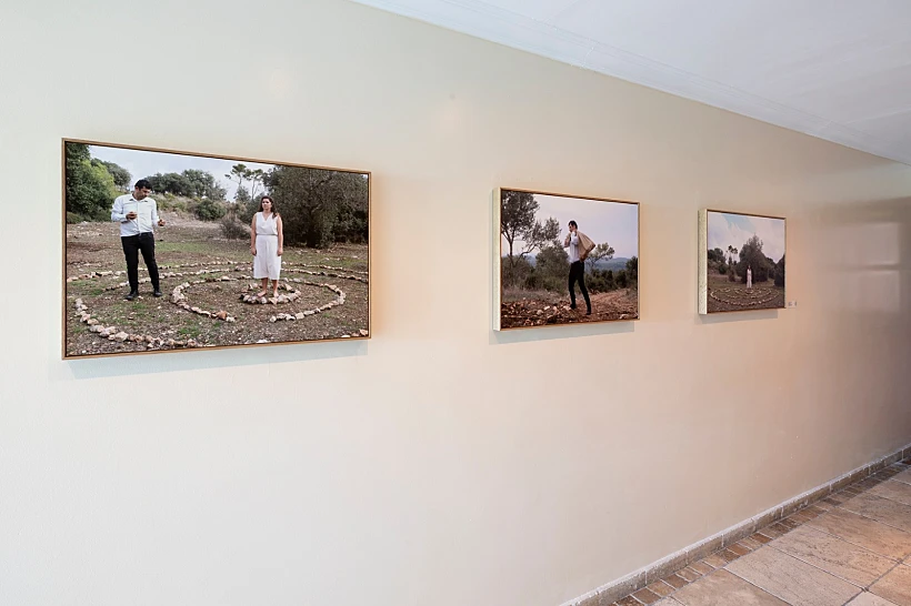 עבודה של שחר מרקוס בתערוכה "כמעוף הבז