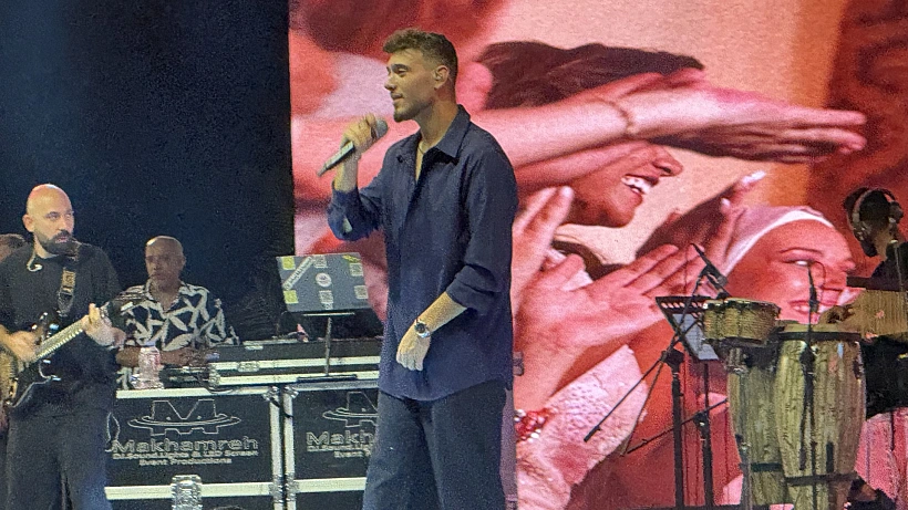 הזמר הסורי ALSHAMI בהופעה