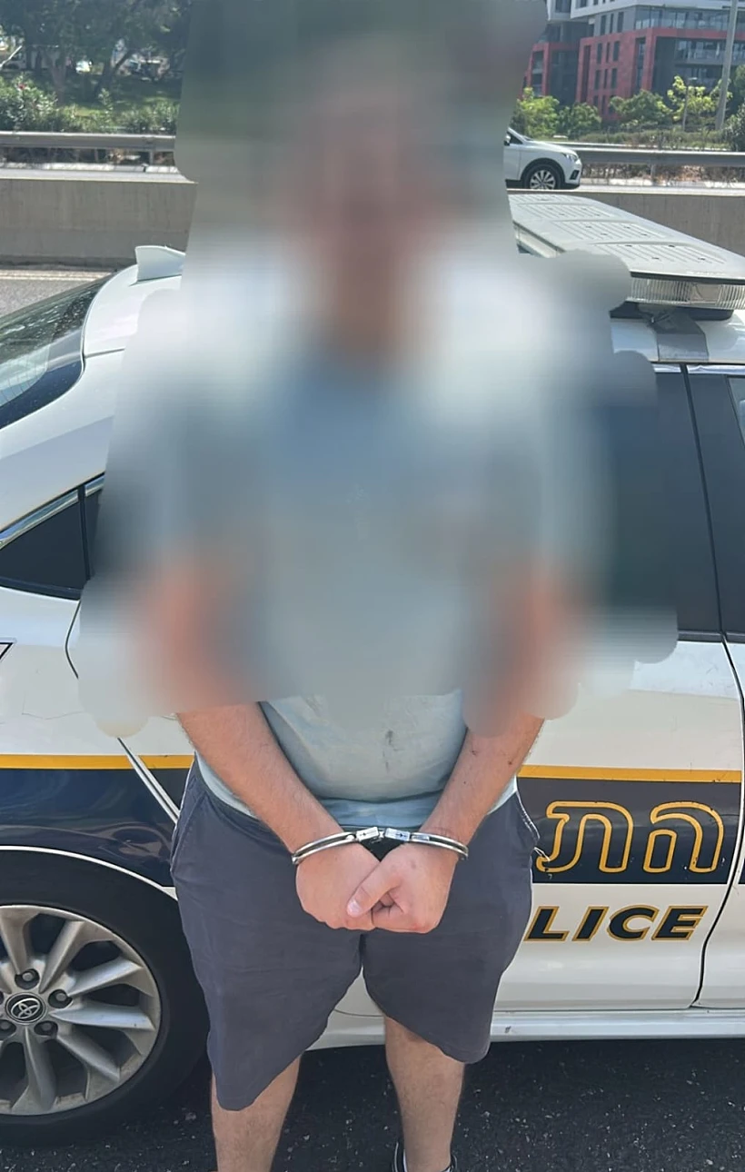 נהג הרכב החשוד בתקיפה