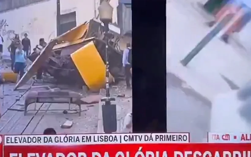 קריסת הרכבל בפורטוגל