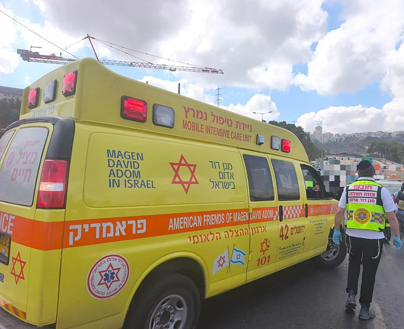 זירת פיגוע הירי בצומת רמות בירושלים