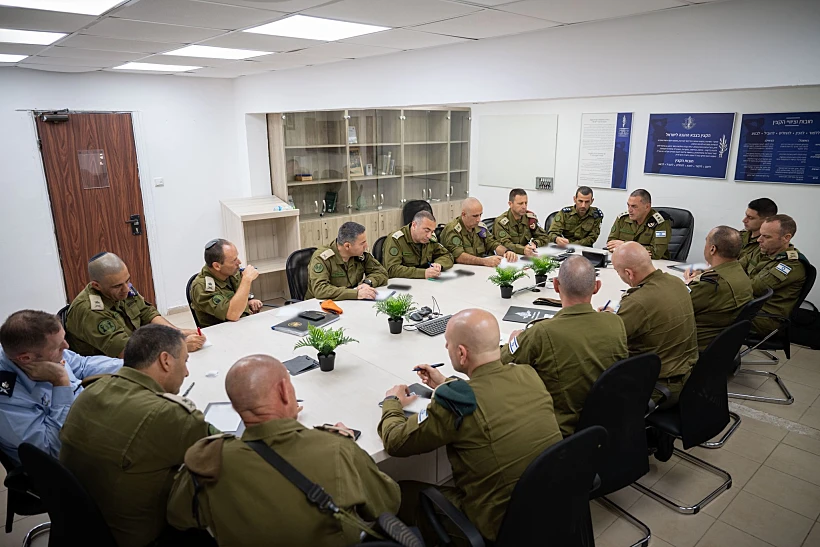 הרמטכ"ל אייל זמיר בהערכת מצב