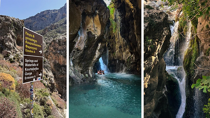 קניון קורטליוטיקו כרתים (Kourtaliotiko Gorge