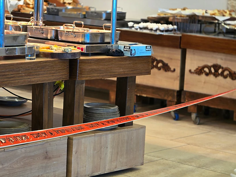 זירת הפיגוע בקיבוץ צובה