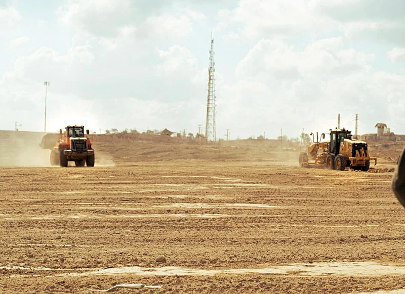 העבודות ההנדסיות להרחבת 'מעבר 147'