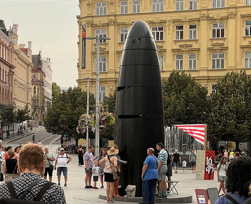 שעון האבן השחור בעיר ברנו צ'כיה