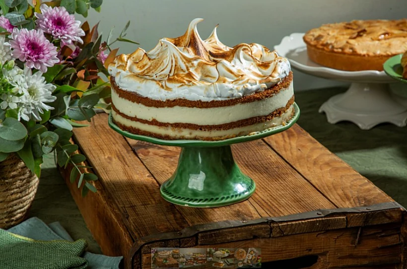 עוגת פלאמה של ביסקוטי