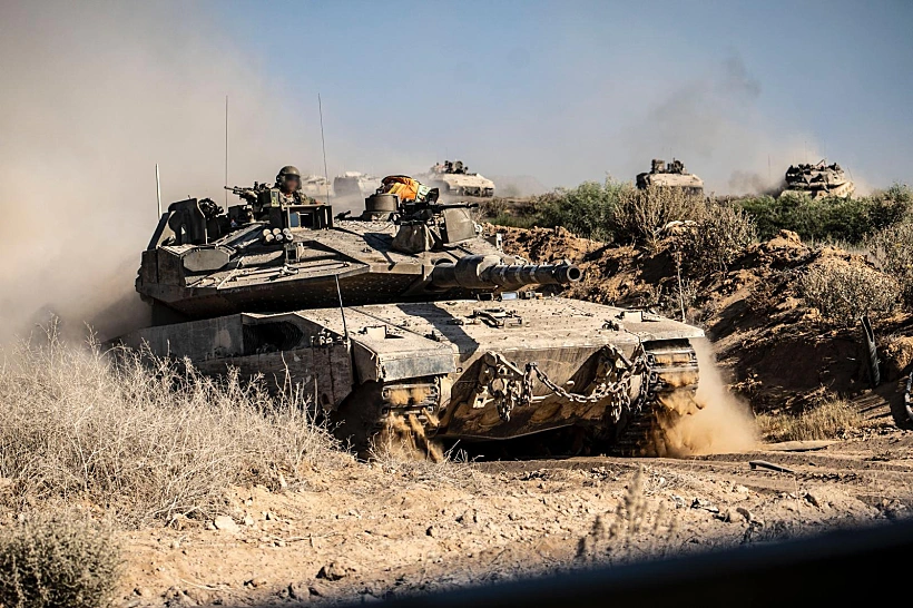 כוחות צה"ל נכנסים לעיר עזה