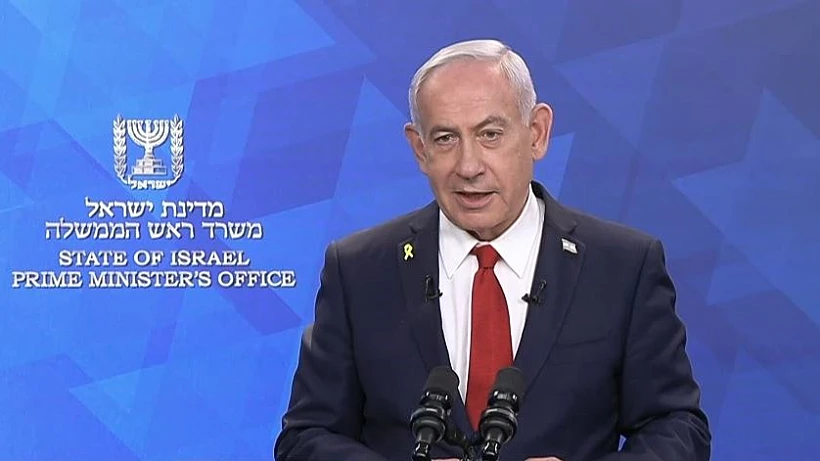 רה"מ בנימין נתניהו במסיבת העיתונאים