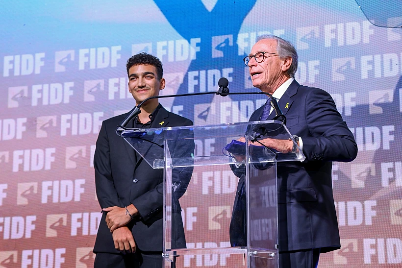 עידן אלכסנדר באירוע של FIDF בארה"ב