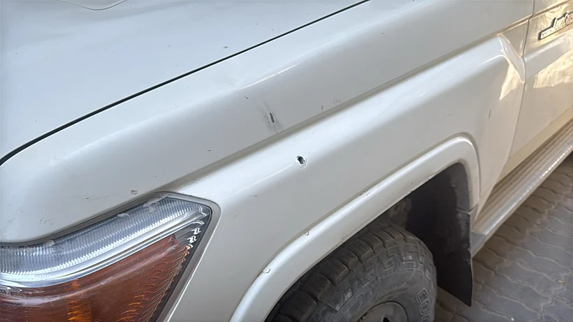 ירי על רכב או"ם ברצועת עזה