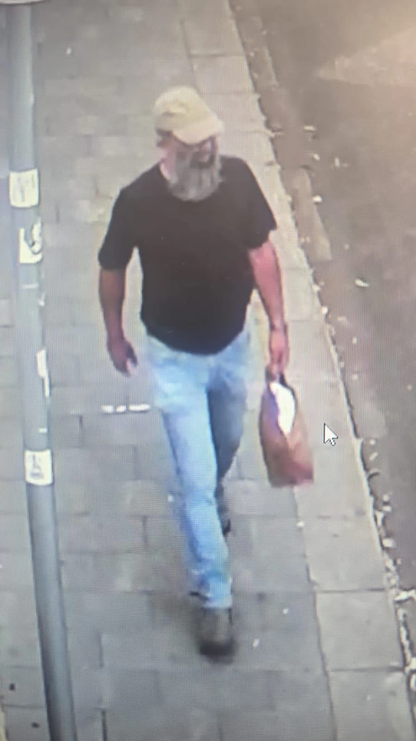 צילום של החשוד בהצתת הפחים בירושלים