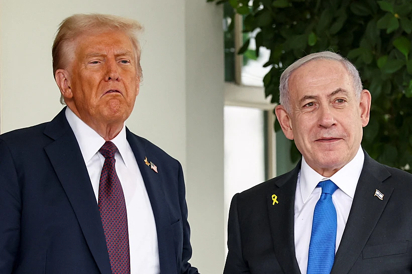 פגישת טראמפ-נתניהו בבית הלבן