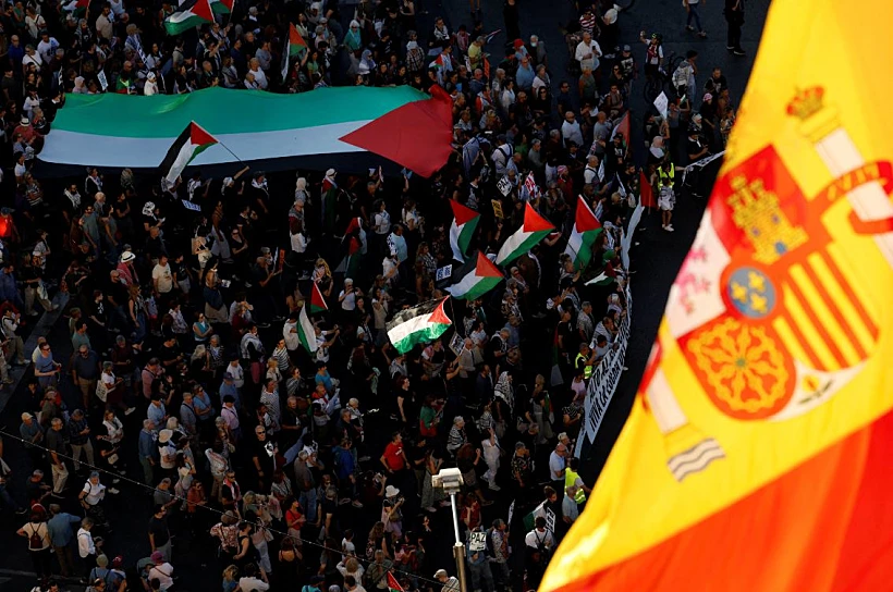 הפגנות פרו-פלסטניות במדריד