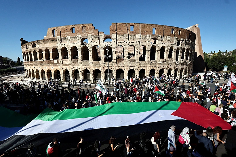 הפגנות פרו-פלסטיניות ברומא