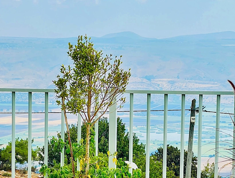 הנוף ממרפסת אחוזת גפנים