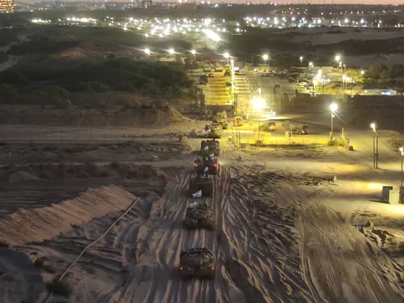 כוחות השריון נסוגים מעזה