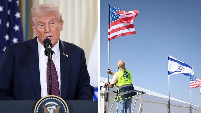 היערכות לביקור טראמפ בישראל