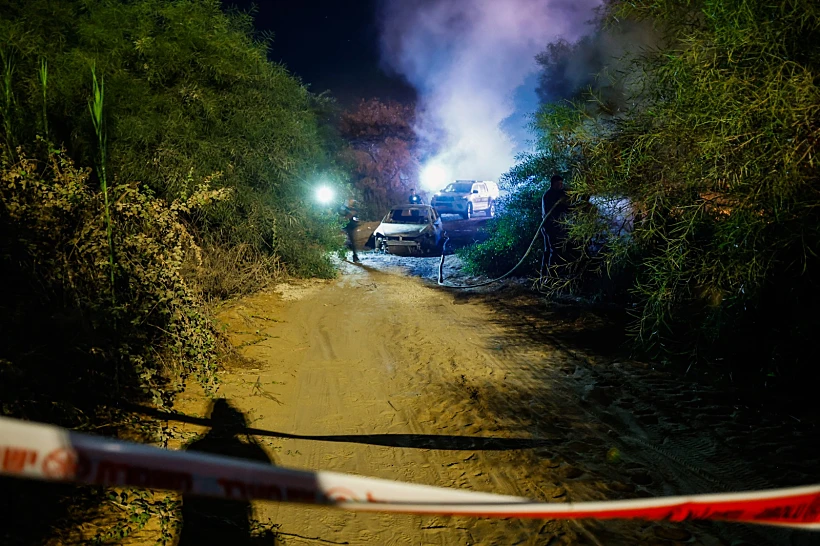 הזירה בה נמצאה גופתו של רועי שלו