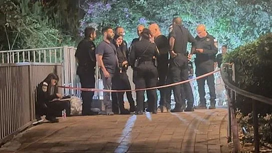 זירת הרצח בתל אביב