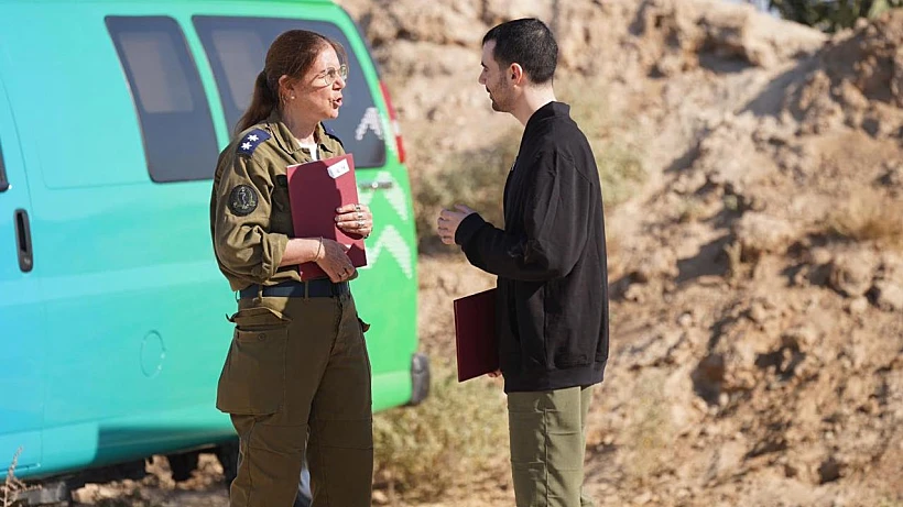 תמונה ראשונה של גיא גלבוע דלאל בשטח ישראל עם כוחות צה"ל