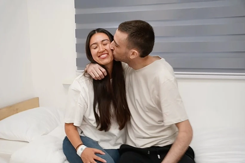 המפגש הראשון של אבינתן אור ונועה ארגמני