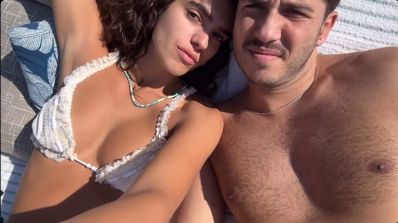 סאן מזרחי ובן זוגה שחק