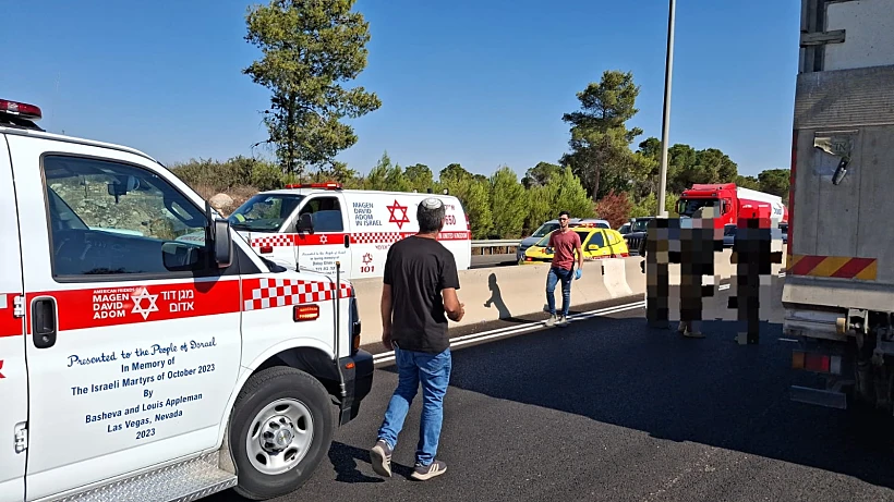 זירת הירי בכביש 443