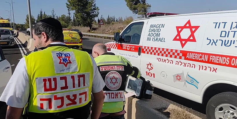 זירת הירי בכביש 443