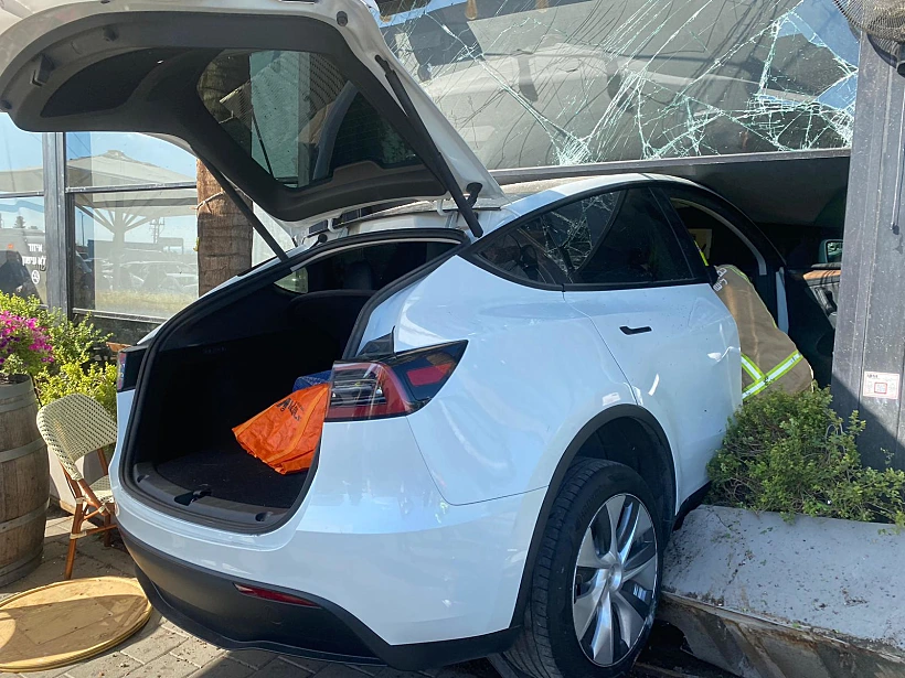 זירת התאונה בכפר סבא