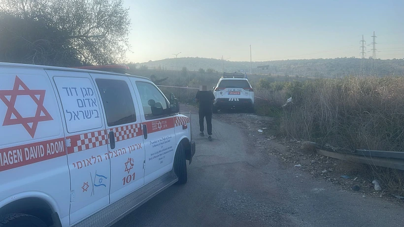 זירת הרצח סמוך לסמוך לאבטין