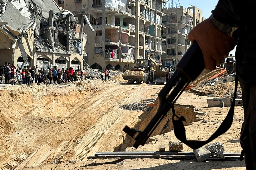 החיפושים אחר החללים החטופים ברצועת עזה