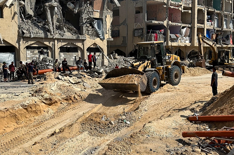 החיפושים אחר החללים החטופים ברצועת עזה