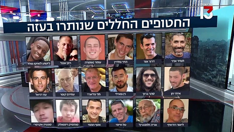 החטופים החללים שנותרו בעזה