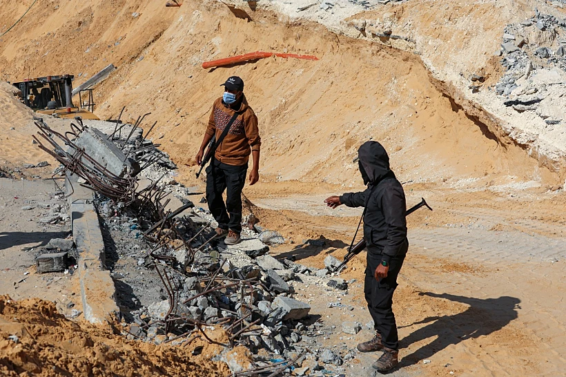 חיפושים אחר חללים חטופים ברצועת עזה