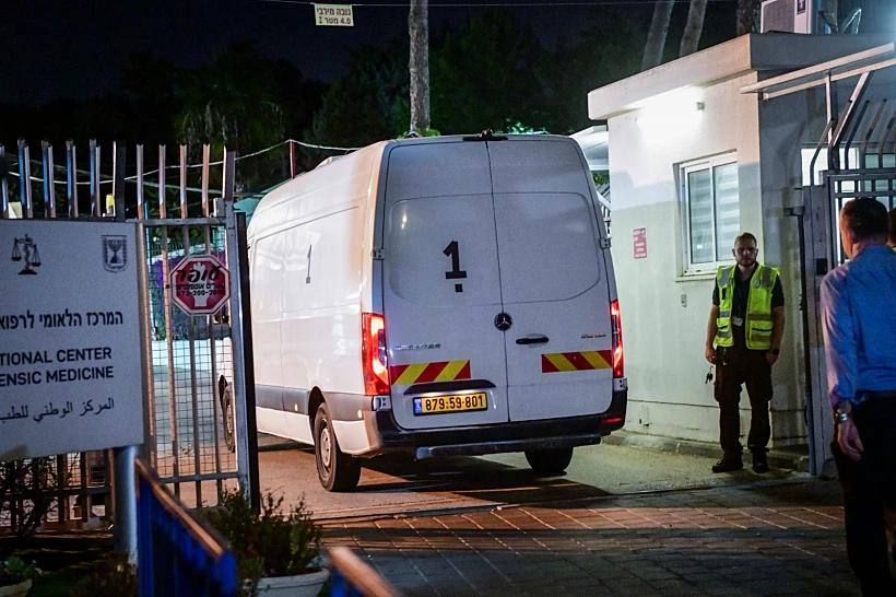 ארונו של החלל החטוף טל חיימי מגיע למכון לרפואה משפטית באבו כביר