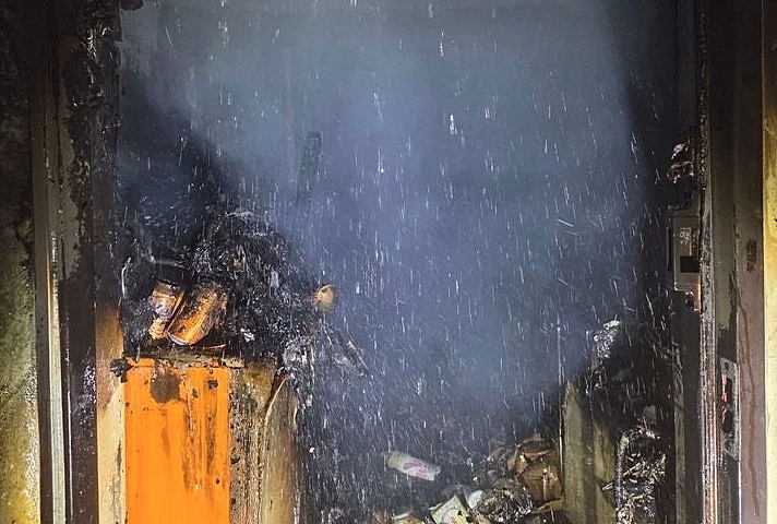 הצתה בבניין בדרום קוריאה