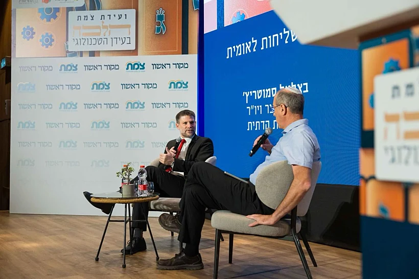 השר בצלאל סמוטריץ' וקלמן ליבסקינד