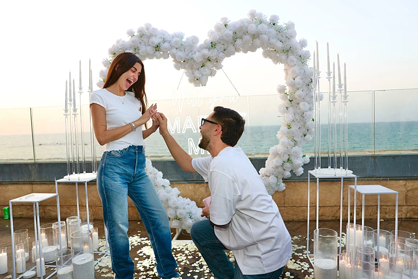 אלי־ה כהן ובת זוגו זיו עבוד