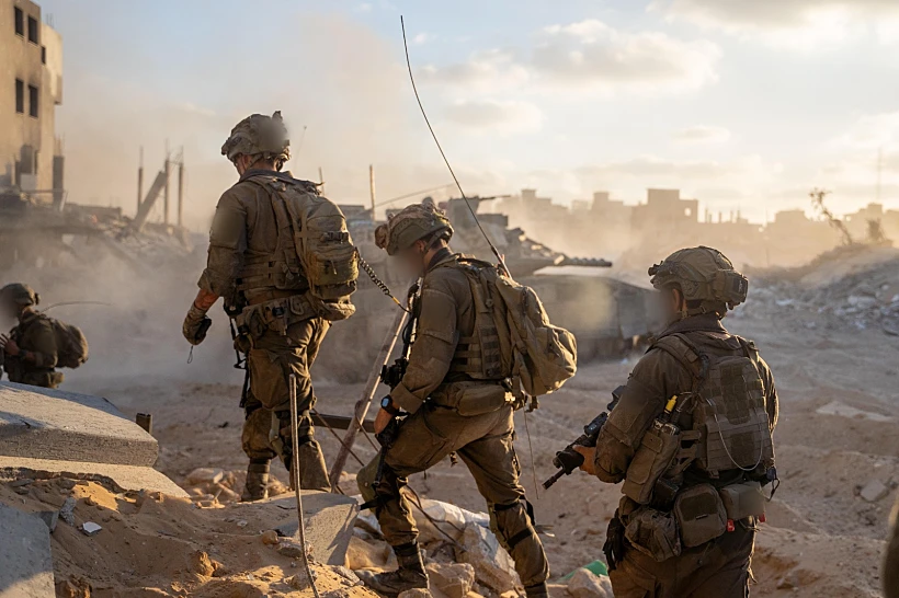 כוחות אוגדה 99 בצפון רצועת עזה