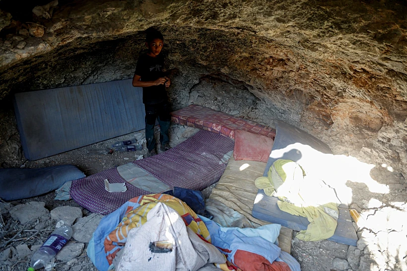 זירת התקיפה בה חוסלו המחבלים סמוך לג'נין