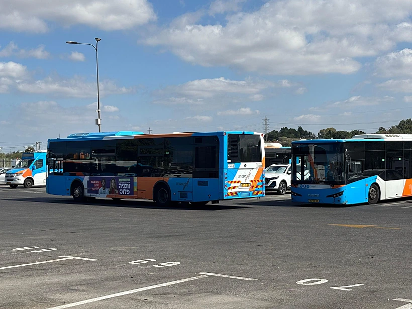 אוטובוסים מושבתים בנתניה