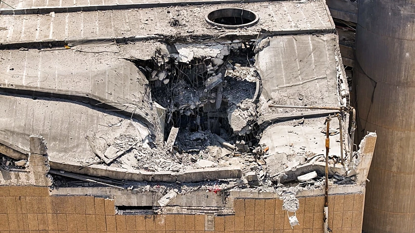 פגיעה ישירה של טיל איראני בבית חולים סורוקה